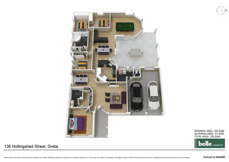 Floorplan of Homely house listing, 136 Hollingshed Street, Greta NSW 2334