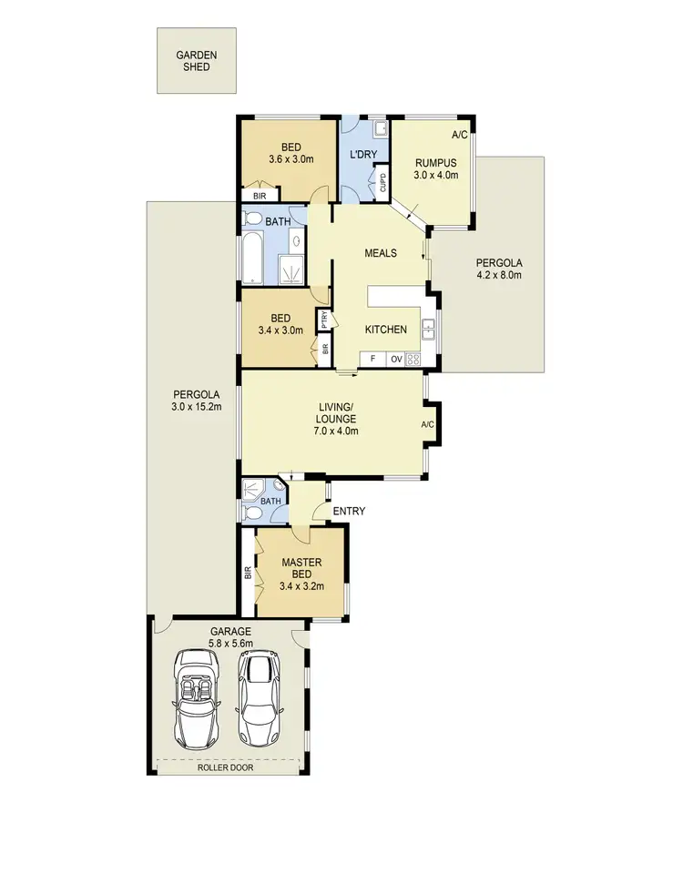 Floorplan of Homely house listing, 68 Wattle Valley Drive, Hillside VIC 3037