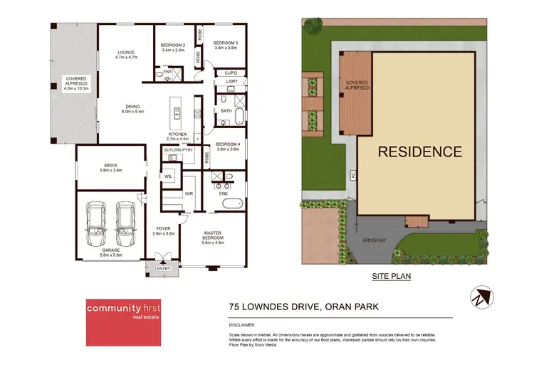 Floorplan of Homely house listing, 75 Lowndes Drive, Oran Park NSW 2570