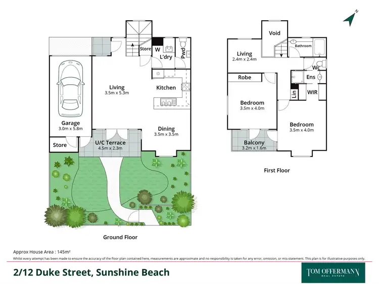 Floorplan of Homely unit listing, 2/12 Duke Street, Sunshine Beach QLD 4567