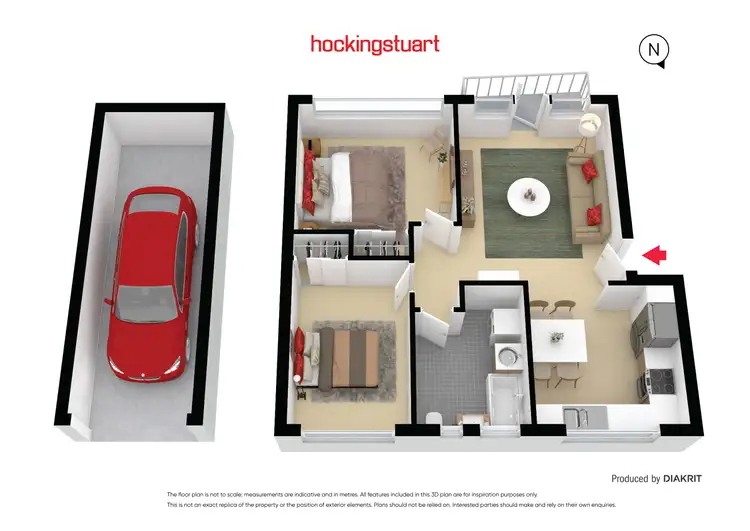 Floorplan of Homely apartment listing, 3/146 Hyde Street, Yarraville VIC 3013