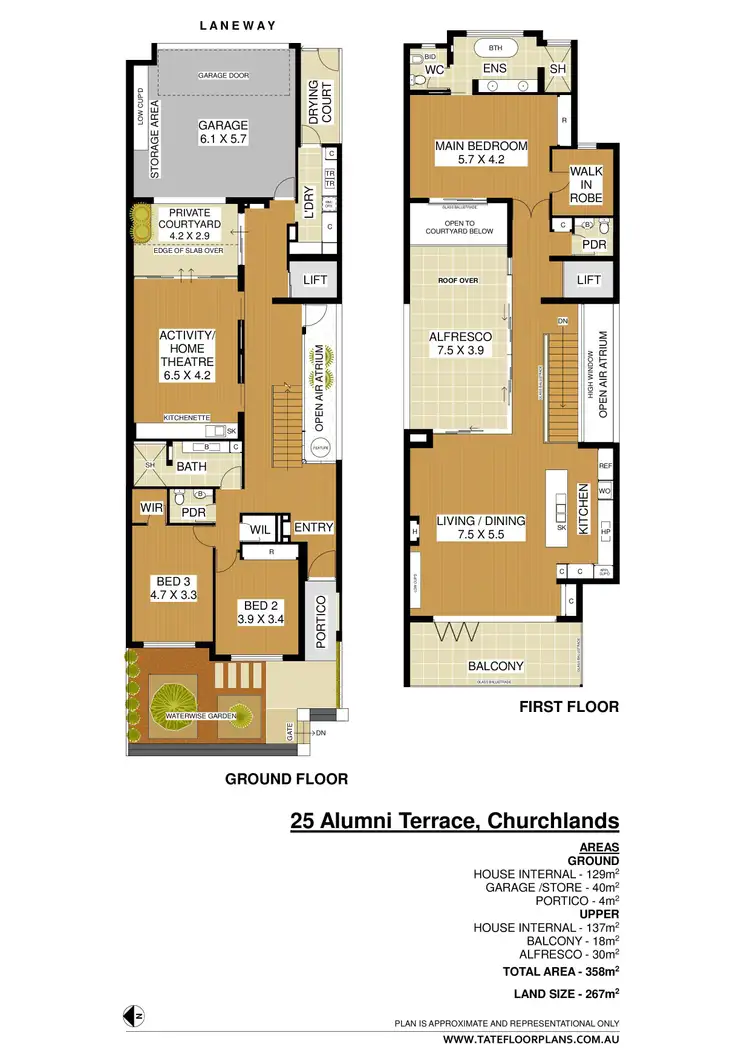Floorplan of Homely house listing, 25 Alumni Terrace, Churchlands WA 6018