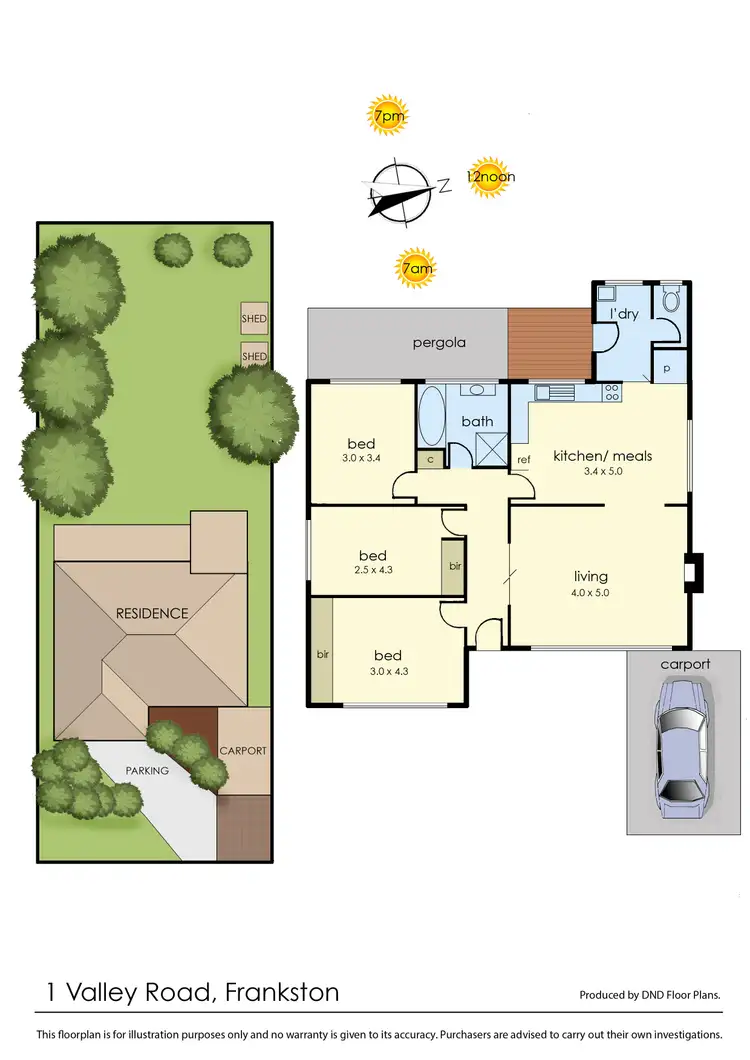 Floorplan of Homely house listing, 1 Valley Road, Frankston VIC 3199