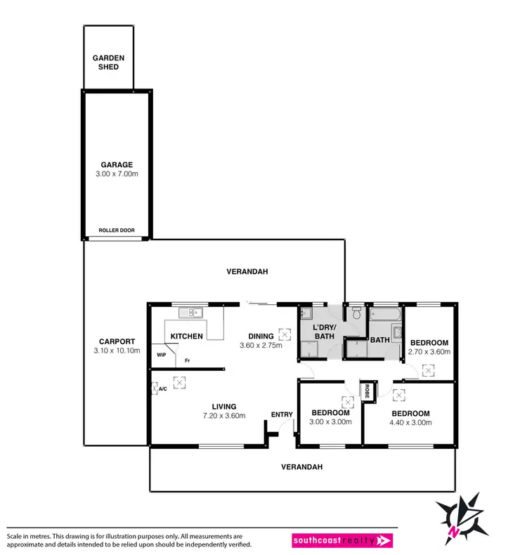 Floorplan of Homely house listing, 3 Encounter Crescent, Middleton SA 5213