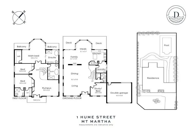 Floorplan of Homely house listing, 1 Hume Street, Mount Martha VIC 3934