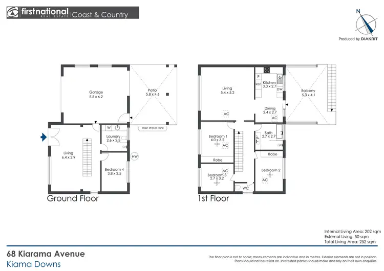 Floorplan of Homely house listing, 68 Kiarama Avenue, Kiama Downs NSW 2533