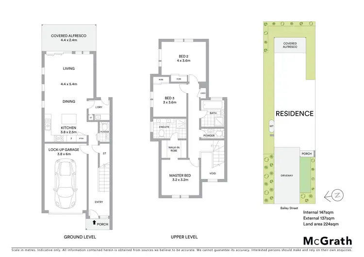 Floorplan of Homely townhouse listing, 1/61 Bailey Street, Belmont VIC 3216