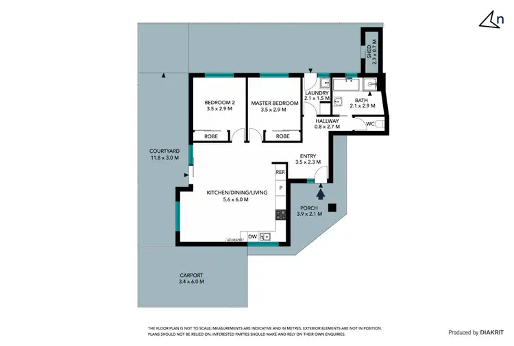 Floorplan of Homely unit listing, 2/14 Douglas Court, Thomastown VIC 3074