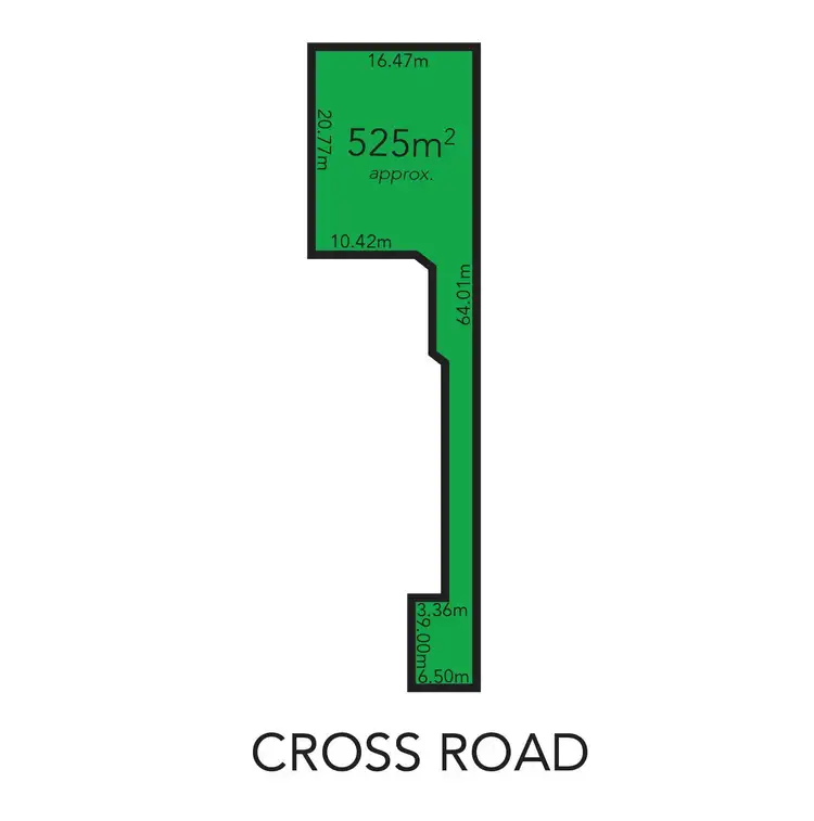 Floorplan of Homely land listing, 134b Cross Road, Highgate SA 5063