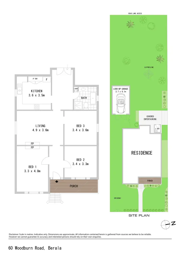 Floorplan of Homely house listing, 60 Woodburn Road, Berala NSW 2141