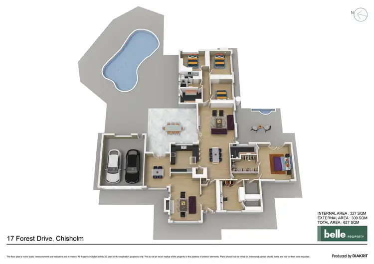 Floorplan of Homely house listing, 17 Forest Drive, Chisholm NSW 2322