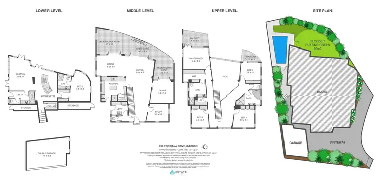Floorplan of Homely house listing, House 5 58 Tristania Drive, Bardon QLD 4065