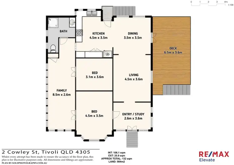 Floorplan of Homely house listing, 2 Cowley Street, Tivoli QLD 4305