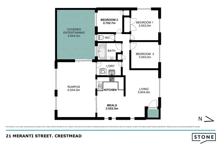 Floorplan of Homely house listing, 21 Meranti Street, Crestmead QLD 4132