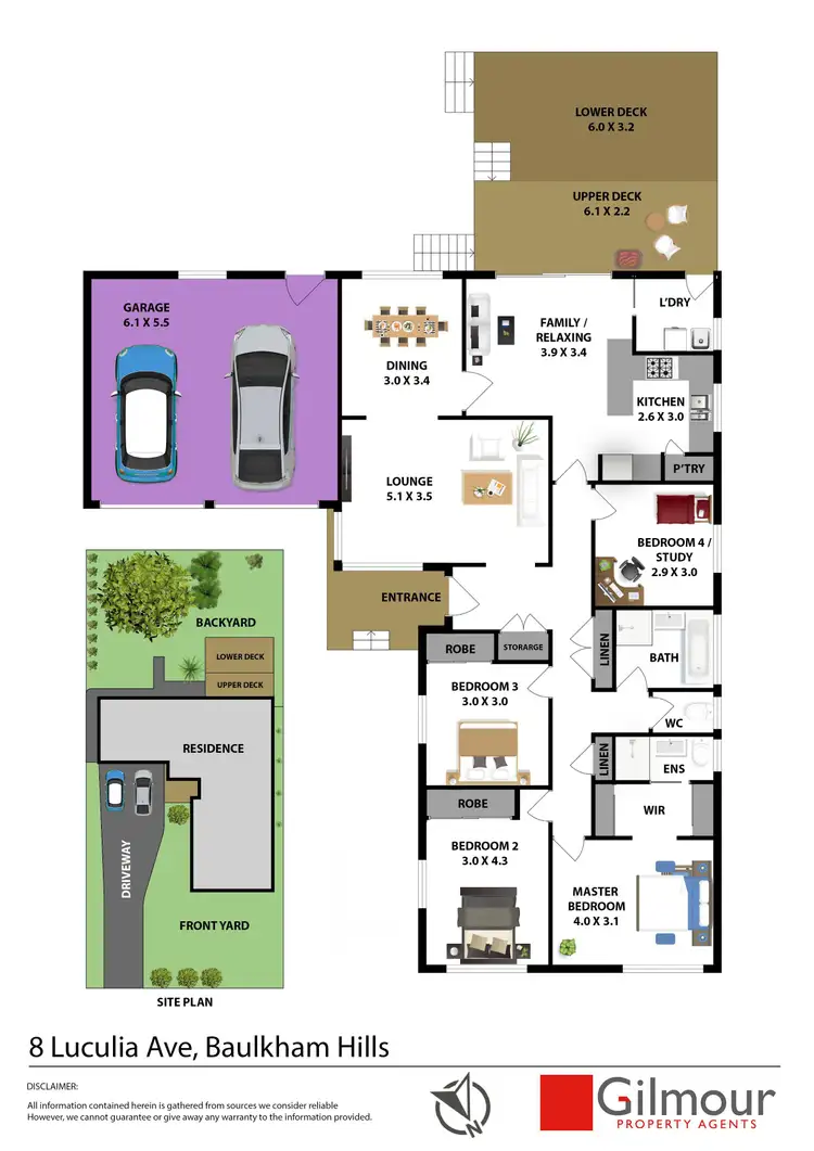 Floorplan of Homely house listing, 8 Luculia Avenue, Baulkham Hills NSW 2153