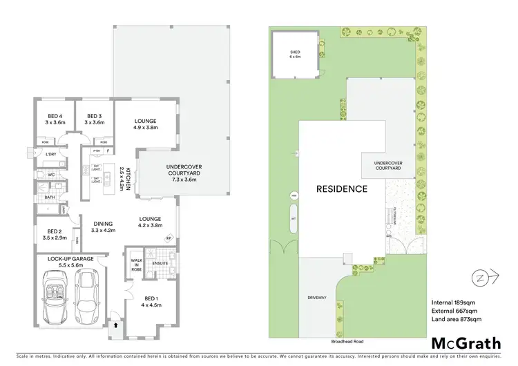 Floorplan of Homely house listing, 32 Broadhead Road, Mudgee NSW 2850