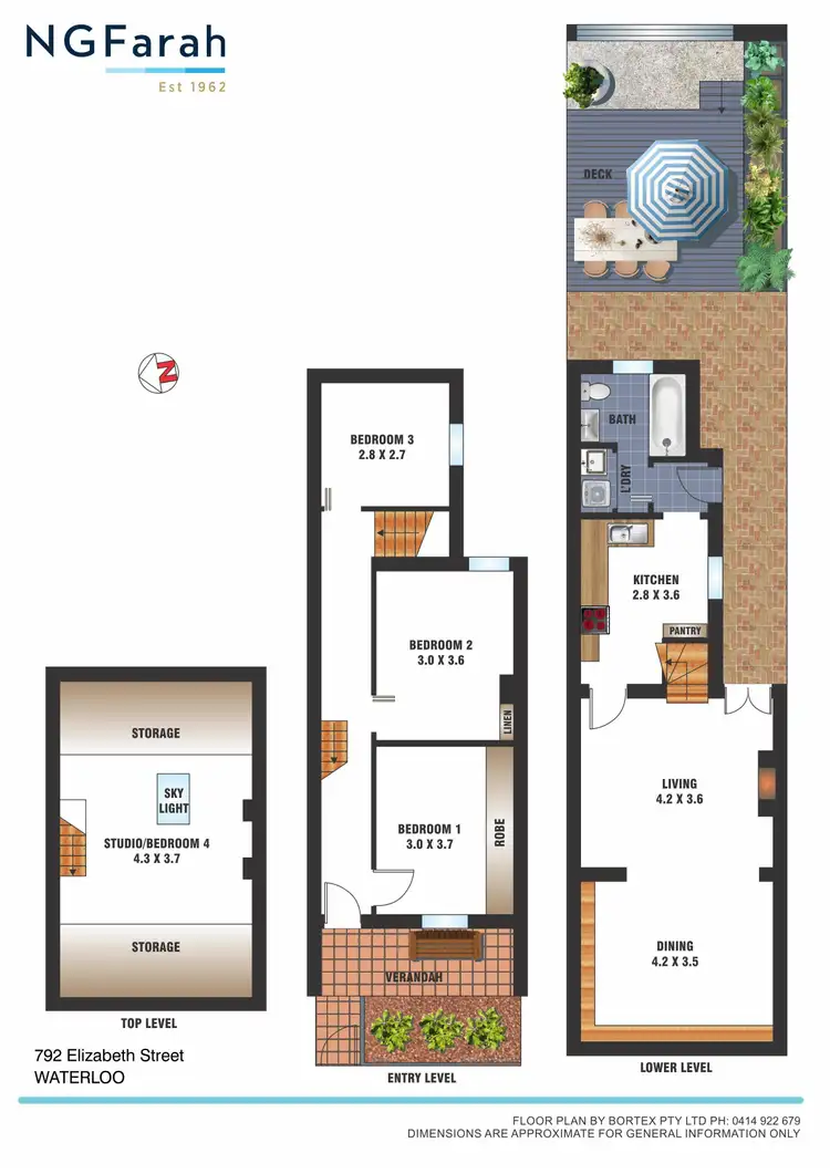 Floorplan of Homely terrace listing, 792 Elizabeth Street, Waterloo NSW 2017