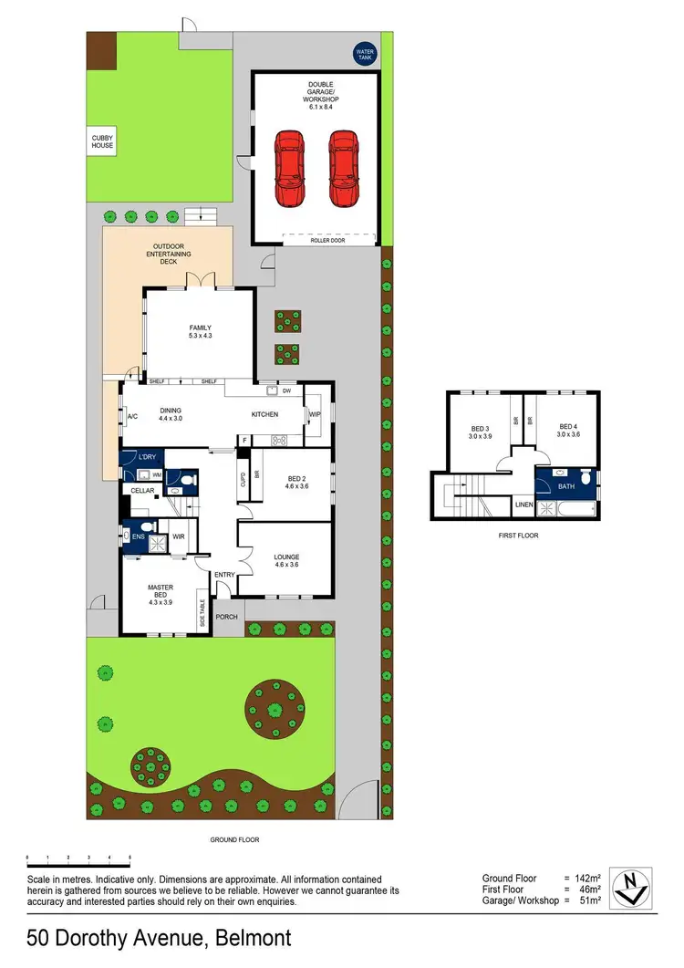 Floorplan of Homely house listing, 50 Dorothy Avenue, Belmont VIC 3216