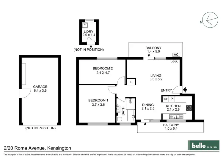 Floorplan of Homely apartment listing, 2/20 Roma Avenue, Kensington NSW 2033