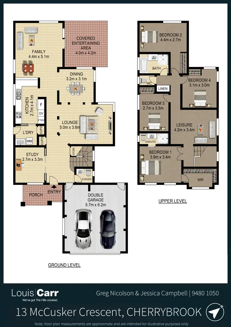 Floorplan of Homely house listing, 13 McCusker Crescent, Cherrybrook NSW 2126