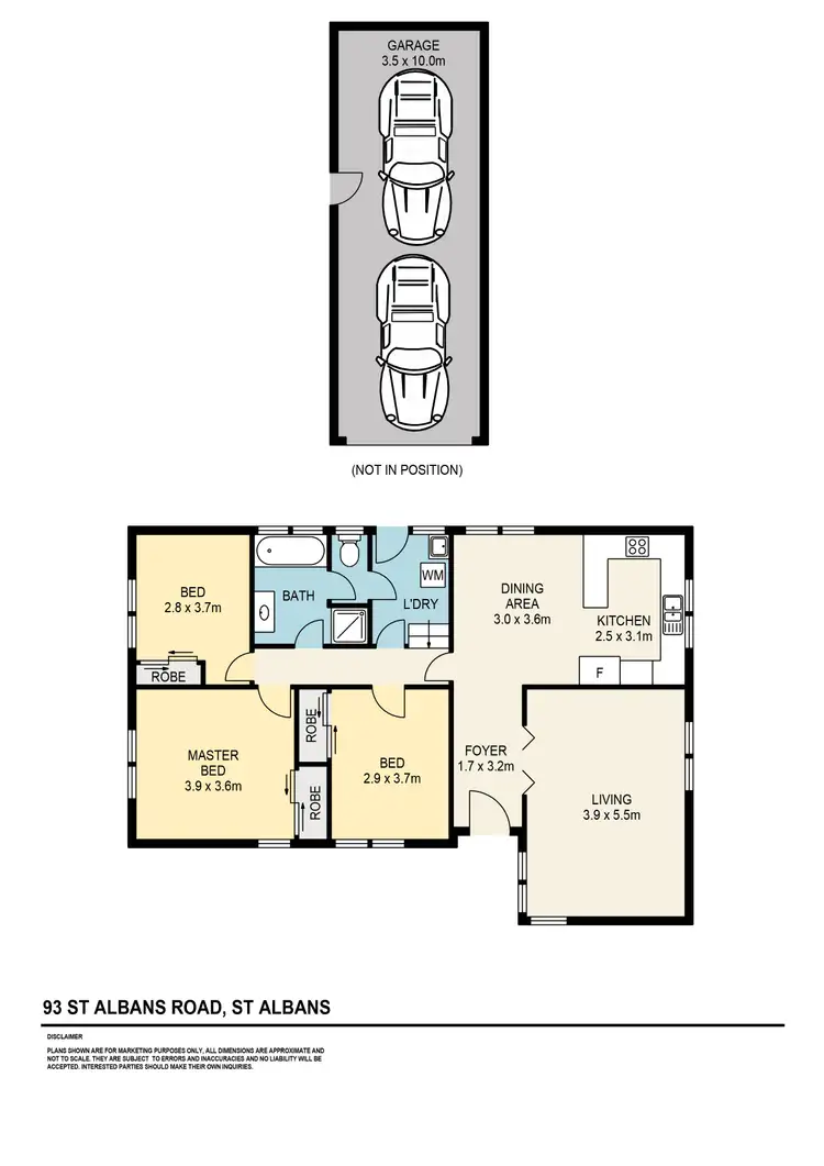 Floorplan of Homely house listing, 93 St Albans Road, St Albans VIC 3021