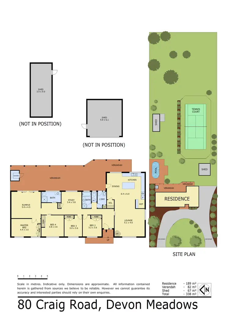 Floorplan of Homely house listing, 80 Craig Road, Devon Meadows VIC 3977