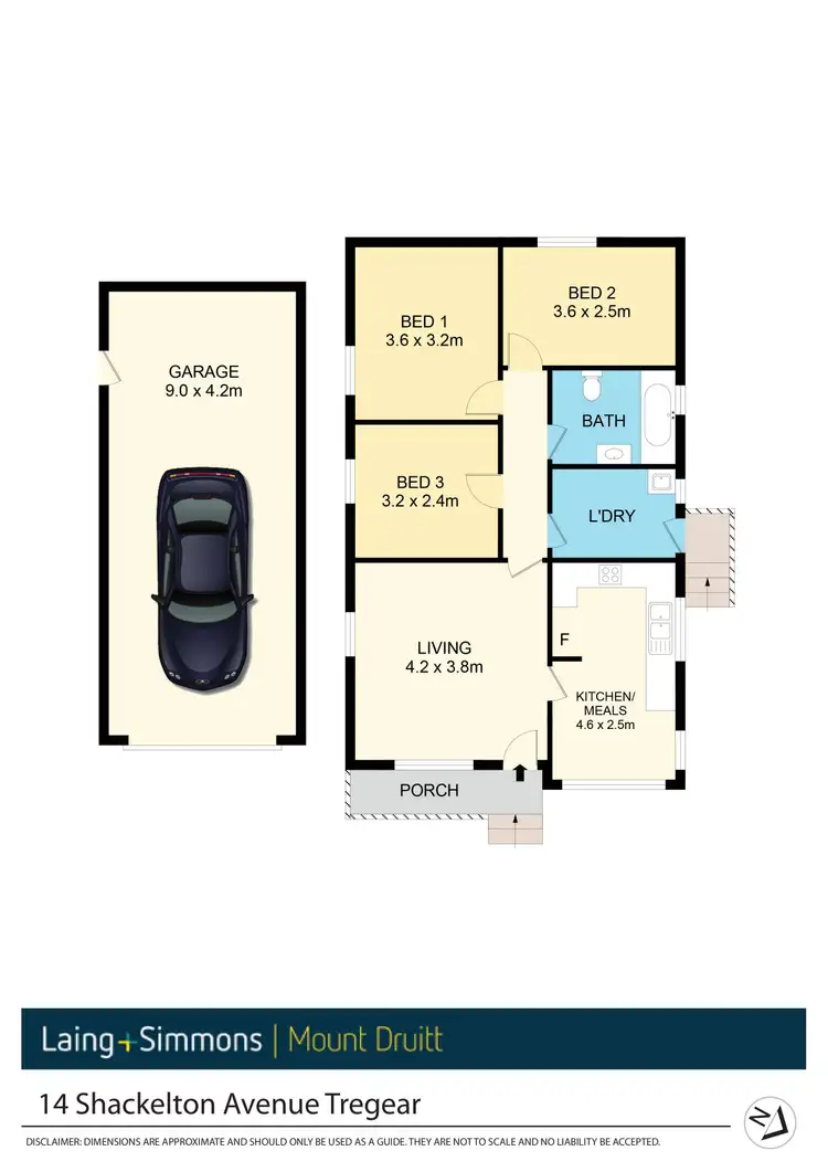 Floorplan of Homely house listing, 14 Shackleton Avenue, Tregear NSW 2770