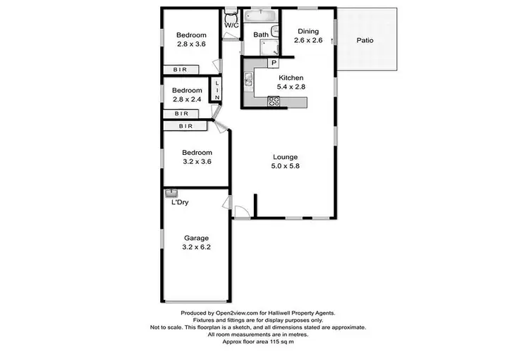 Floorplan of Homely unit listing, 1/79-83 Mersey Main Road, Spreyton TAS 7310