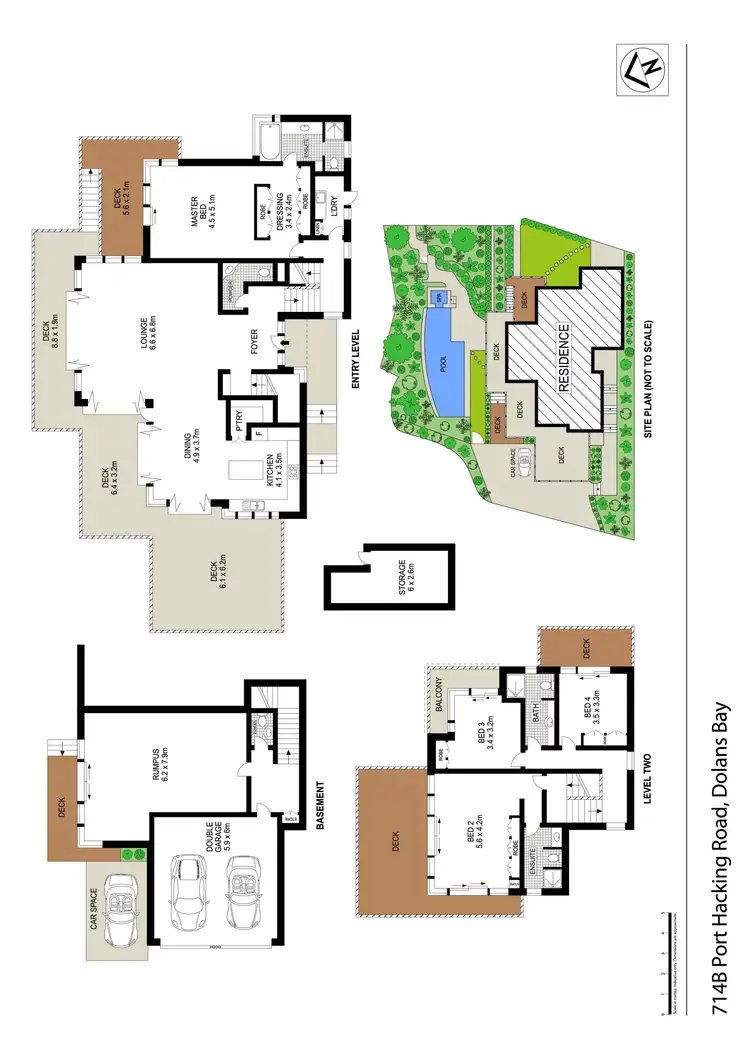 Floorplan of Homely house listing, 714B Port Hacking Road, Dolans Bay NSW 2229