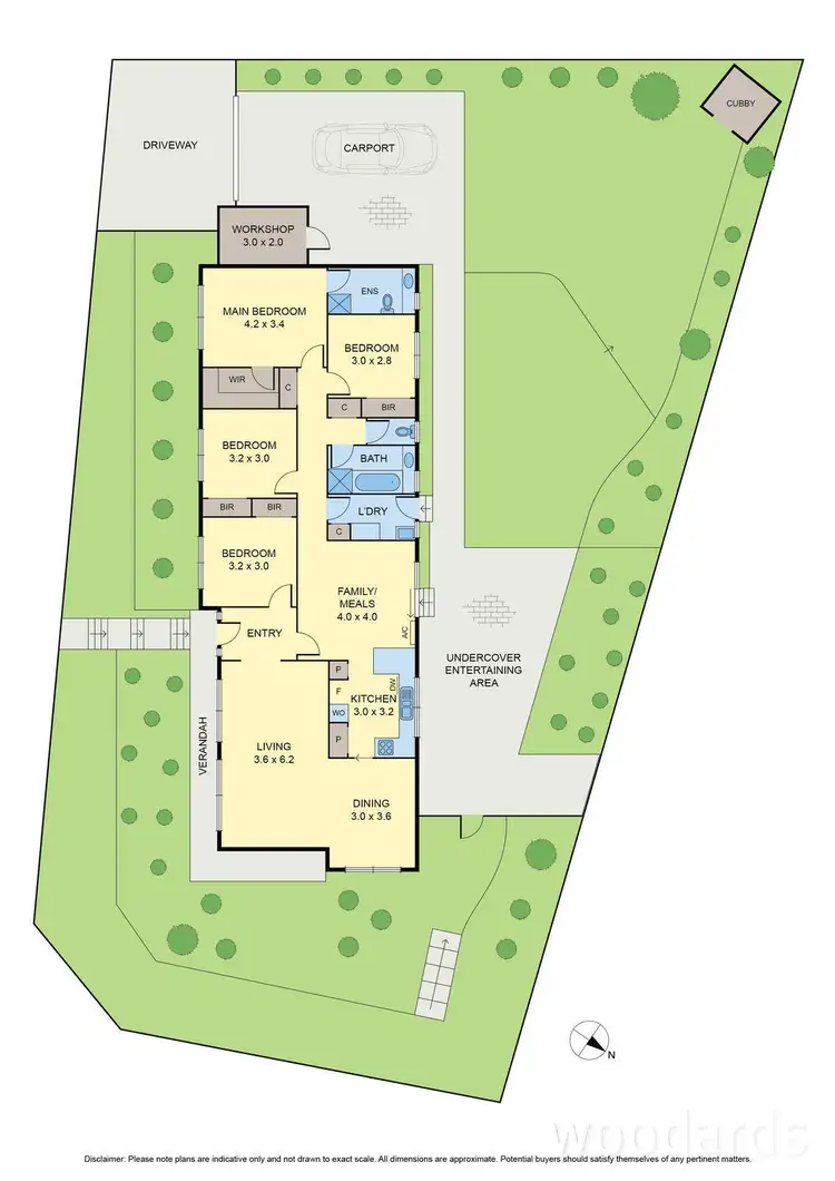 Floorplan of Homely house listing, 1 Fuller Court, Sunbury VIC 3429