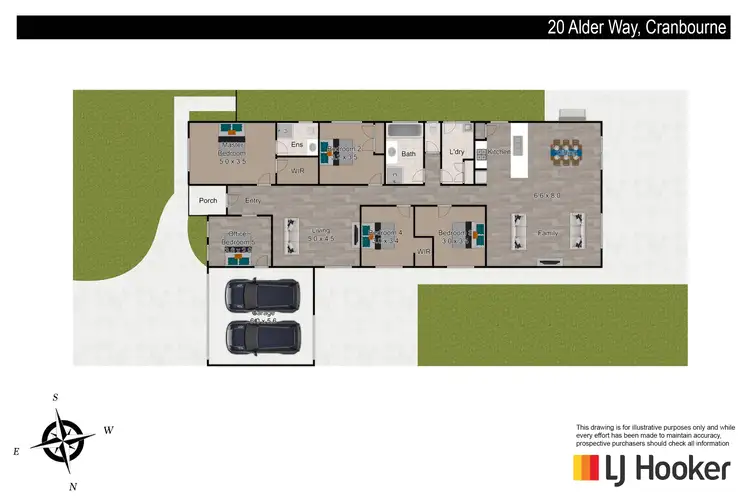 Floorplan of Homely house listing, 20 Alder Way, Cranbourne VIC 3977