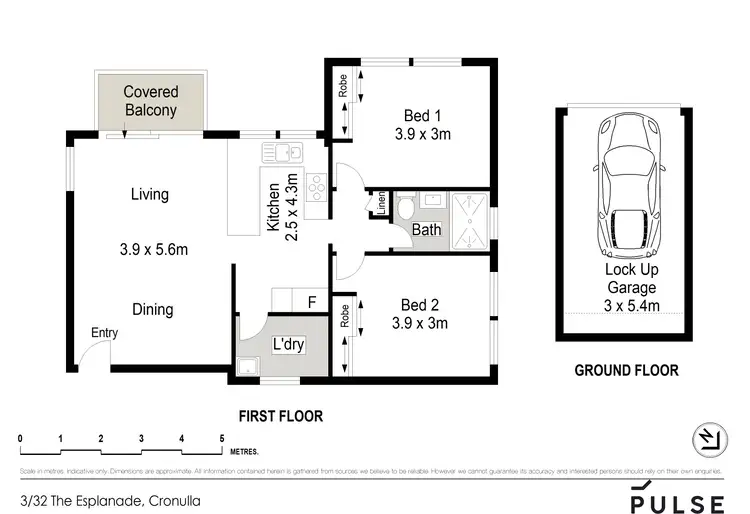 Floorplan of Homely apartment listing, 3/32 The Esplanade, Cronulla NSW 2230