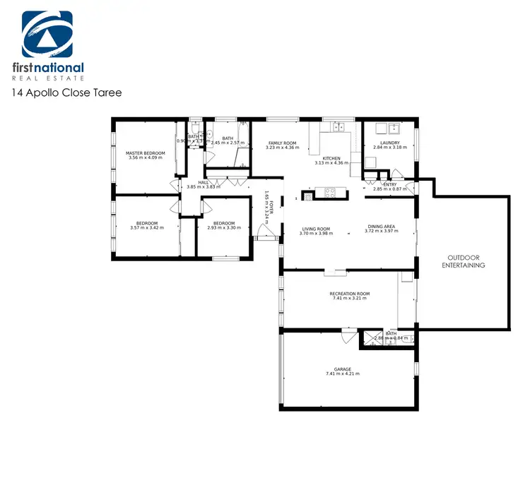 Floorplan of Homely house listing, 14 Apollo Close, Taree NSW 2430