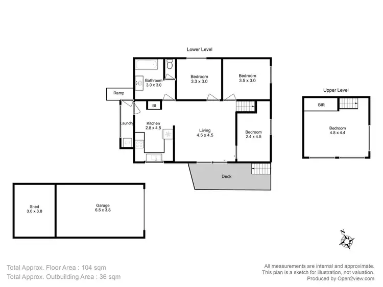 Floorplan of Homely house listing, 7 Oak Street, Primrose Sands TAS 7173