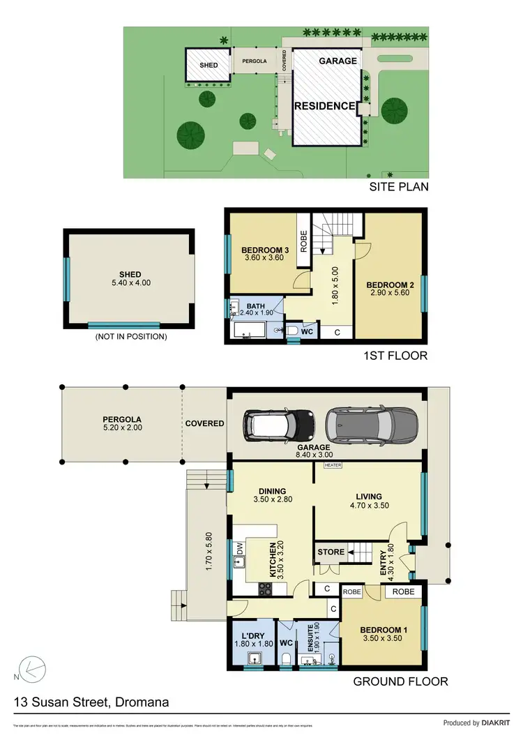 Floorplan of Homely house listing, 13 Susan Street, Dromana VIC 3936
