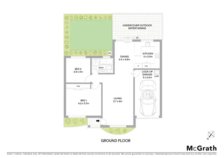 Floorplan of Homely villa listing, 2/1 Preddys Road, Bexley NSW 2207