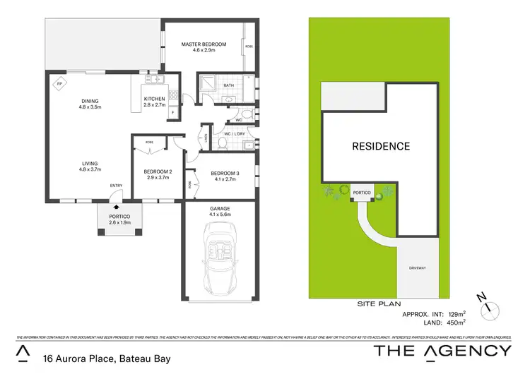 Floorplan of Homely house listing, 16 Aurora Place, Bateau Bay NSW 2261