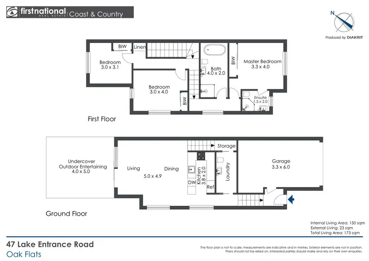 Floorplan of Homely house listing, 47 Lake Entrance Road, Oak Flats NSW 2529