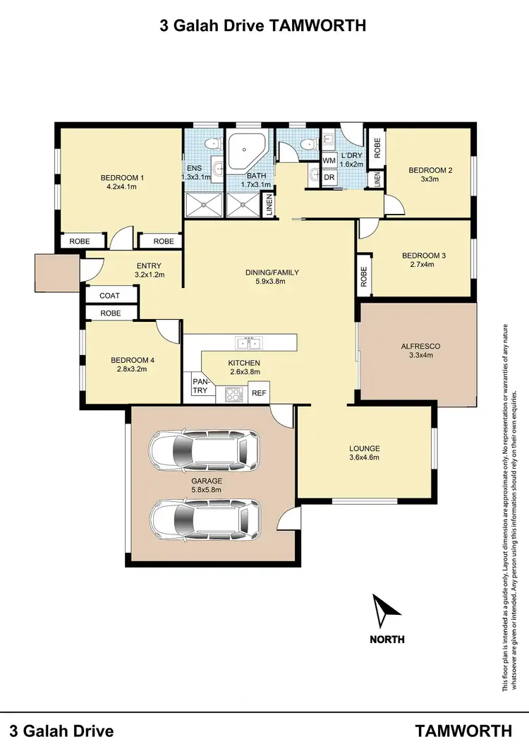 Floorplan of Homely house listing, 27 Shiraz Road, Tamworth NSW 2340