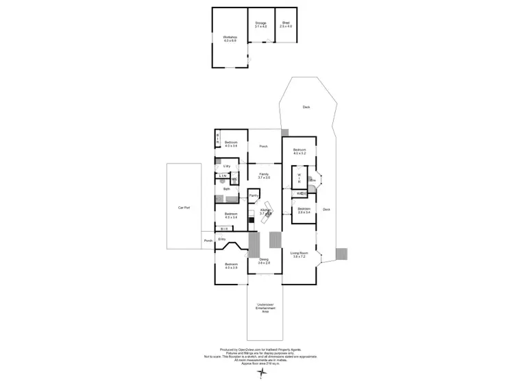 Floorplan of Homely house listing, 381 Tugrah Road, Tugrah TAS 7310