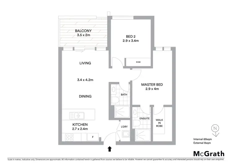 Floorplan of Homely apartment listing, 216A/399 Burwood Highway, Burwood VIC 3125