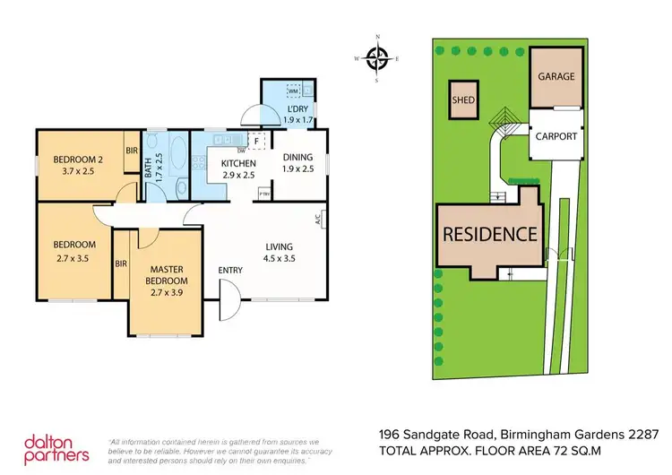 Floorplan of Homely house listing, 196 Sandgate Road, Birmingham Gardens NSW 2287