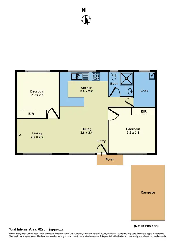Floorplan of Homely unit listing, 4/3 Oxford Street, Newport VIC 3015