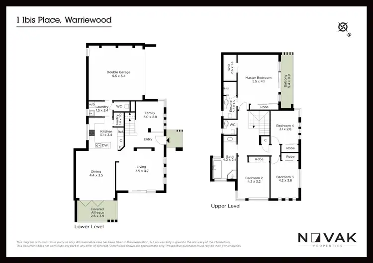 Floorplan of Homely house listing, 1 Ibis Place, Warriewood NSW 2102