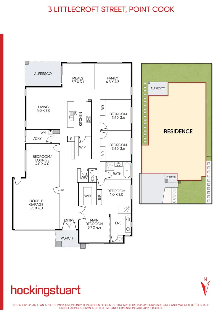 Floorplan of Homely house listing, 3 Littlecroft Street, Point Cook VIC 3030