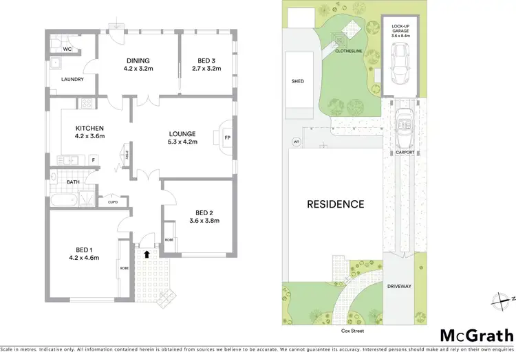 Floorplan of Homely house listing, 18 Cox Street, Mudgee NSW 2850