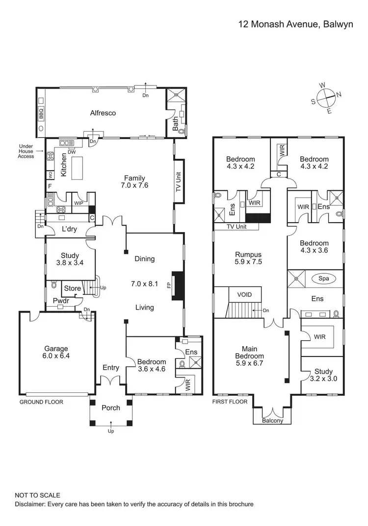 Floorplan of Homely house listing, 12 Monash Avenue, Balwyn VIC 3103