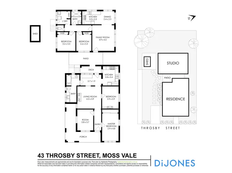 Floorplan of Homely house listing, 43 Throsby Street, Moss Vale NSW 2577