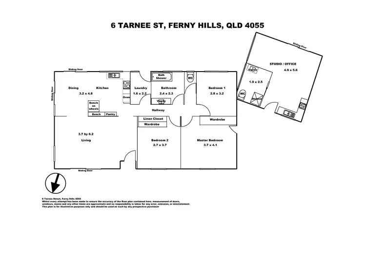 Floorplan of Homely house listing, 6 Tarnee Street, Ferny Hills QLD 4055