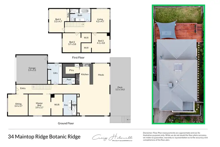 Floorplan of Homely house listing, 34 Maintop Ridge, Botanic Ridge VIC 3977